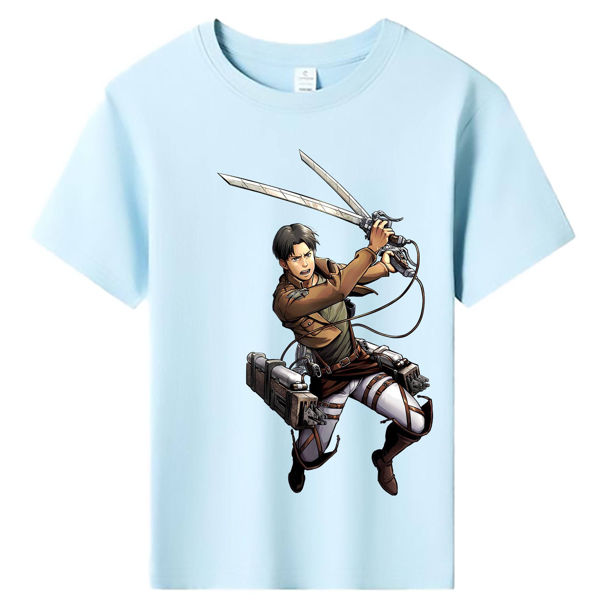 （画像用） 進撃の巨人 Attack on Titan 綿100％キッズTシャツ（フロントプリント）